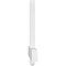 Ekena Millwork Eugene Architectural Grade PVC Gable Bracket, 60"W x 22 1/2"H x 2"D x 4"F, 9/12 Pitch GBP060X23X0204EUG00 - alternate 3